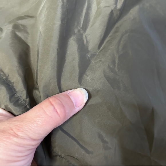 Tommy Hilfiger Men's XL Olive Green Windbreaker Jacket Retro Preppy - Picture 14 of 16